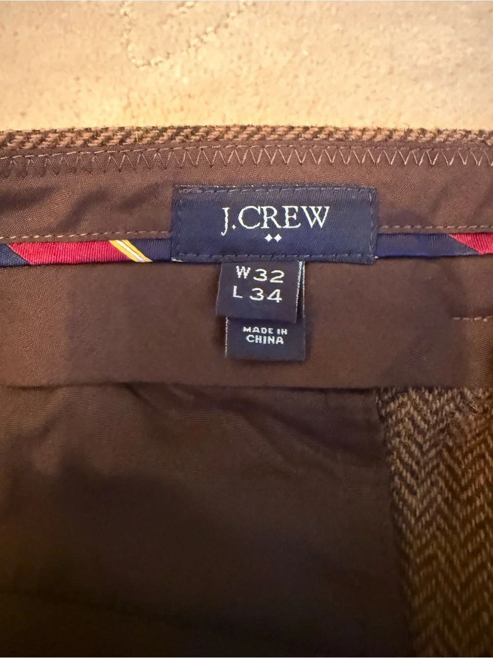 J. Crew tailored men’s